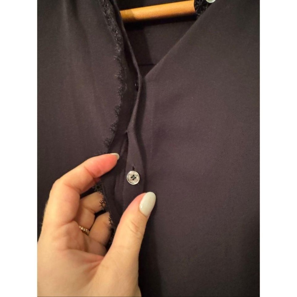 Reiss‎ Lace Detail Button Up Shirt - Picture 8 of 8